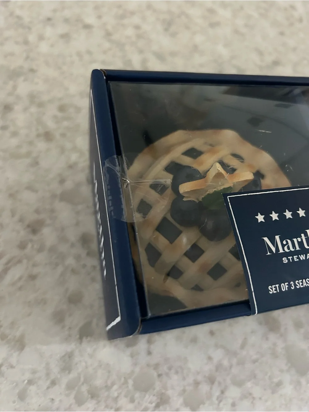 “New” Martha Stewart Patriotic Pie decor (set of 3)